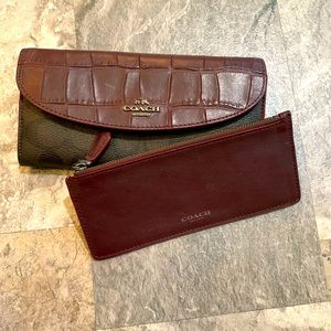 Authentic Coach Leather Wallet